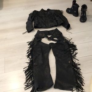 Vintage Harley Davidson Touring Jacket & Chaps